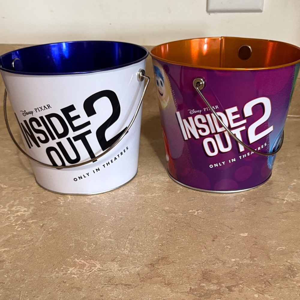 Inside Out 2 Themed Buckets